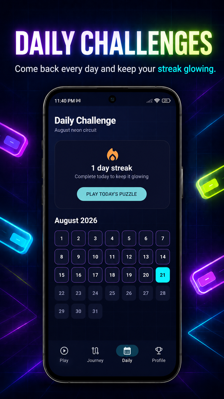 Sort Rush daily challenge
